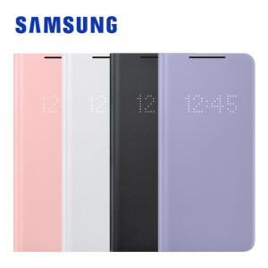 SAMSUNG Galaxy S21 LED皮革翻頁式皮套