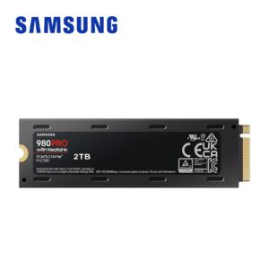 SAMSUNG 980 PRO PCIe 4.0 NVMe M.2 固態硬碟 2TB (含散熱片) MZ-V8P2T0CW