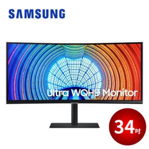 (贈500元超商禮券)SAMSUNG 34吋 S6 Ultra WQHD 高解析度曲面顯示器 S34A650UBC