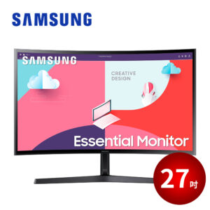 SAMSUNG S27C366EAC 27型曲面顯示器