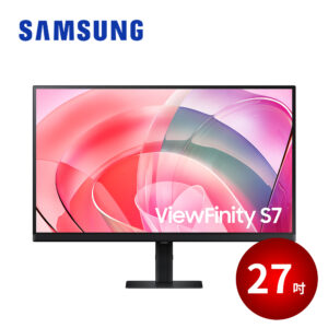 SAMSUNG 27吋 ViewFinity S7 UHD 高解析度平面顯示器 S27D706EAC